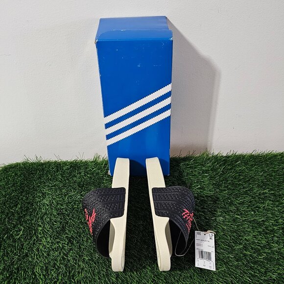 Adidas x 100 Thieves Adilette - Core Black / Red - Men\'s Size 12 - JR9152 main image 6
